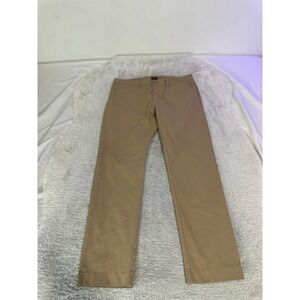 J Crew Flex Mens Beige Slim Pants Size 34x30 Performance